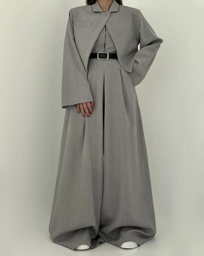 Eclat | Set Damă Bustier + Sacou – Stil Elegant & Modern