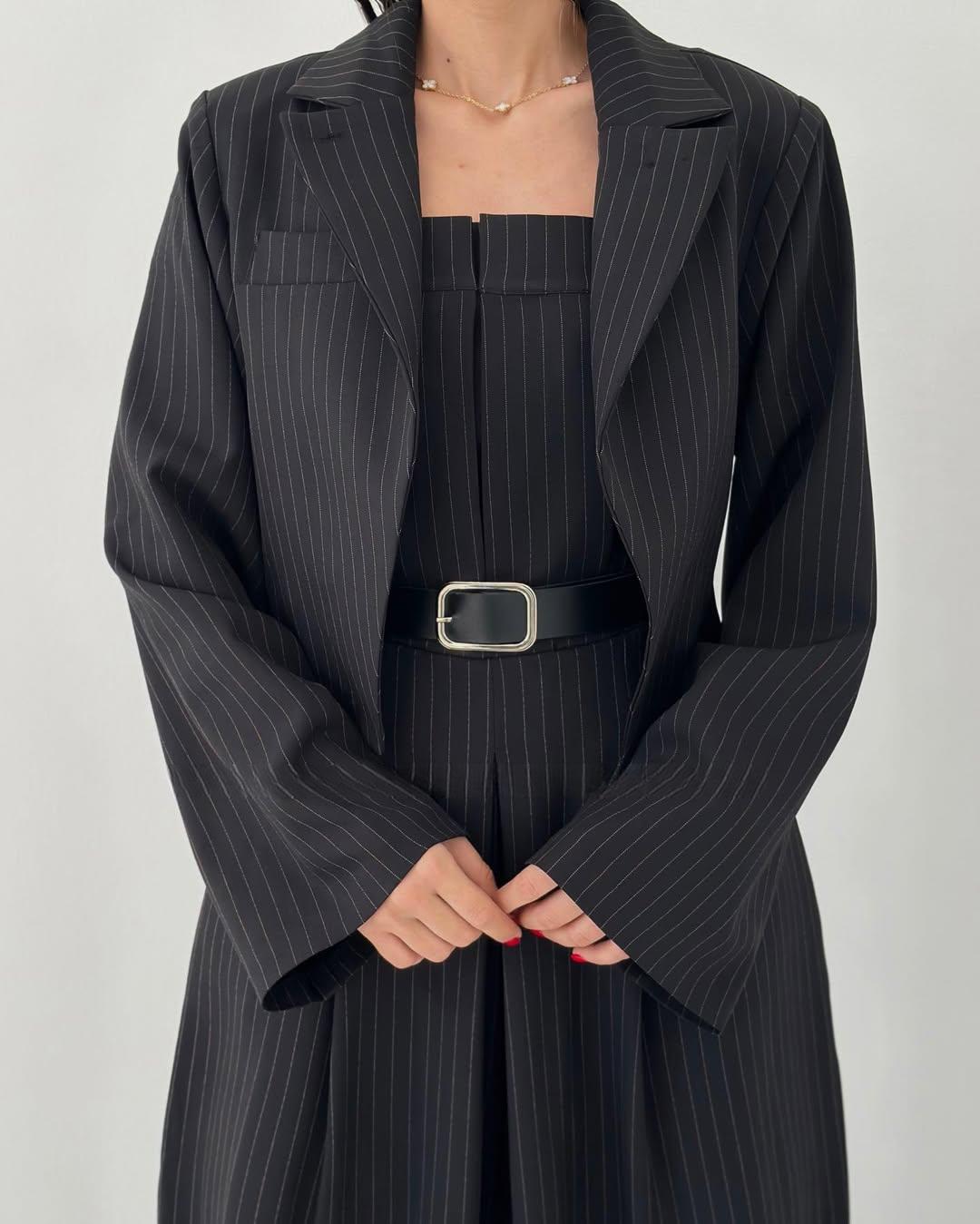 Eclat | Set Damă Bustier + Sacou – Stil Elegant & Modern