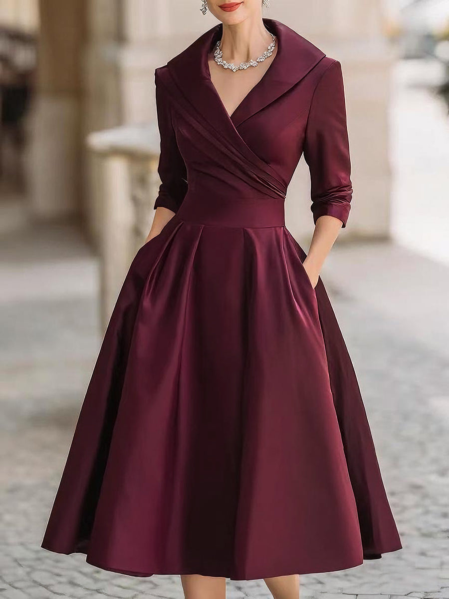Klaudyna | Rochie midi elegantă