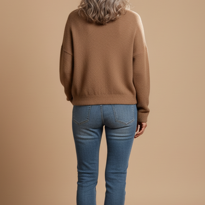 Amina | Vestă Tricotată din Material Moale