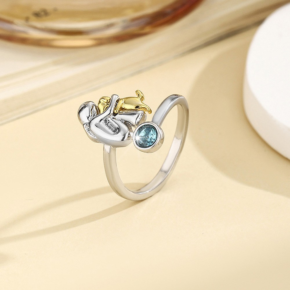 Rose | Inel cu Motif de Câine