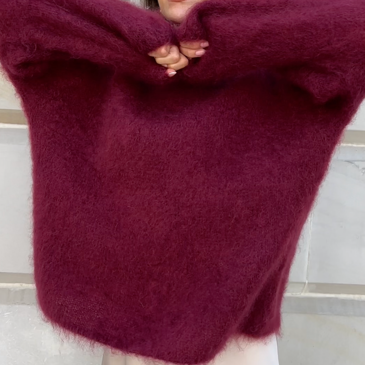 Amina | Pulover Oversized – Moale și Elegant