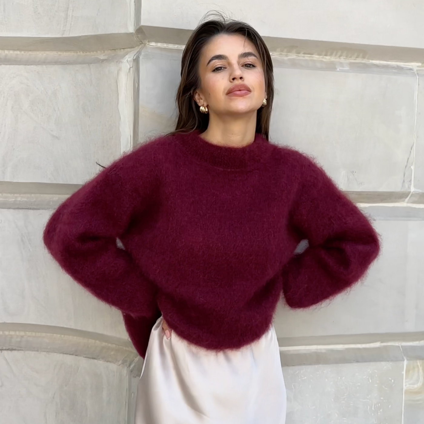 Amina | Pulover Oversized – Moale și Elegant