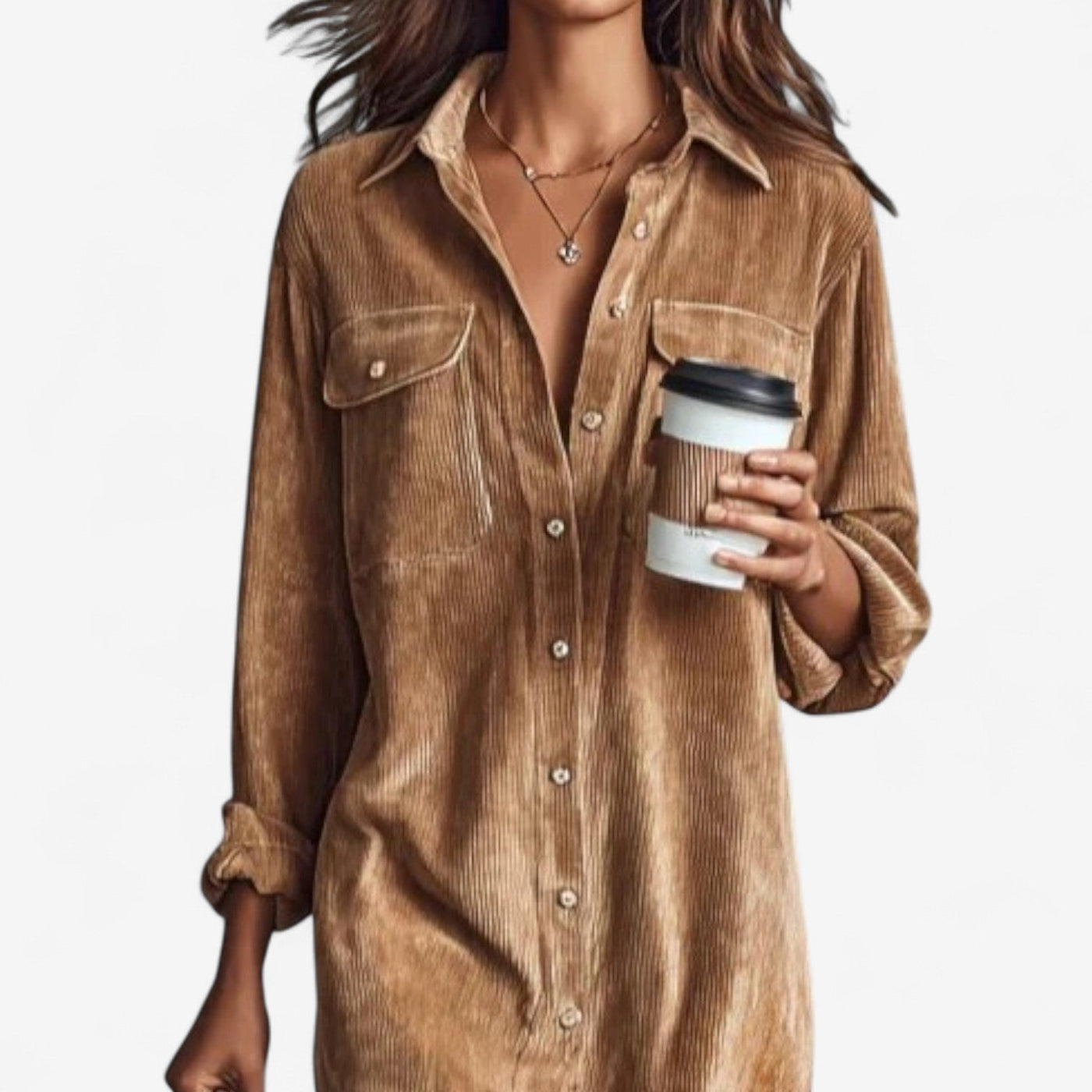 Sarah | Rochie midi din catifea pufoasă