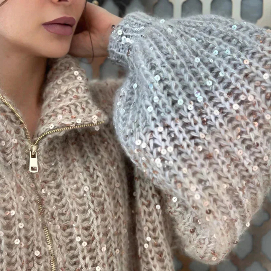 Ana | Cardigan elegant și sclipitor