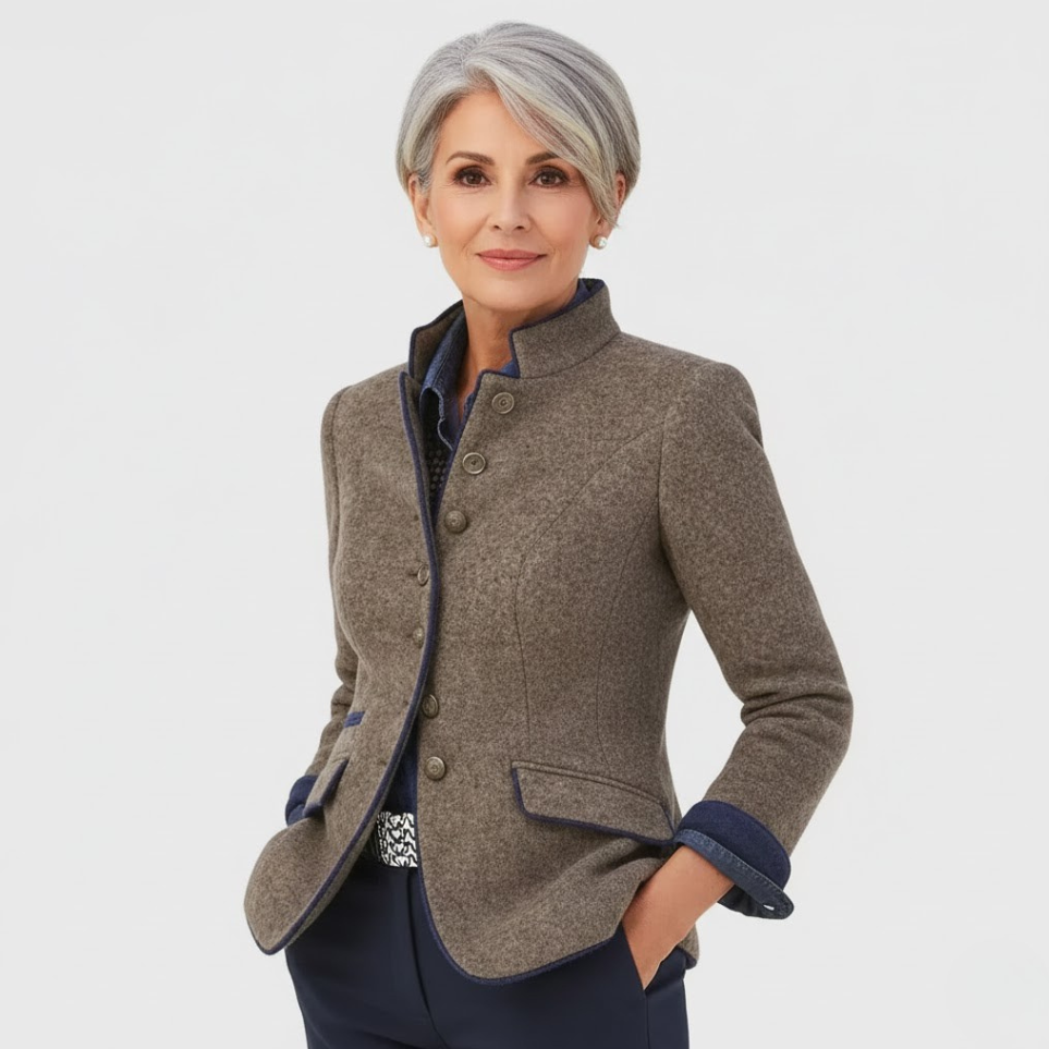 Amina | Vestă Structurată Elegantă