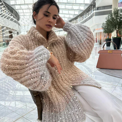Ana | Cardigan elegant și sclipitor