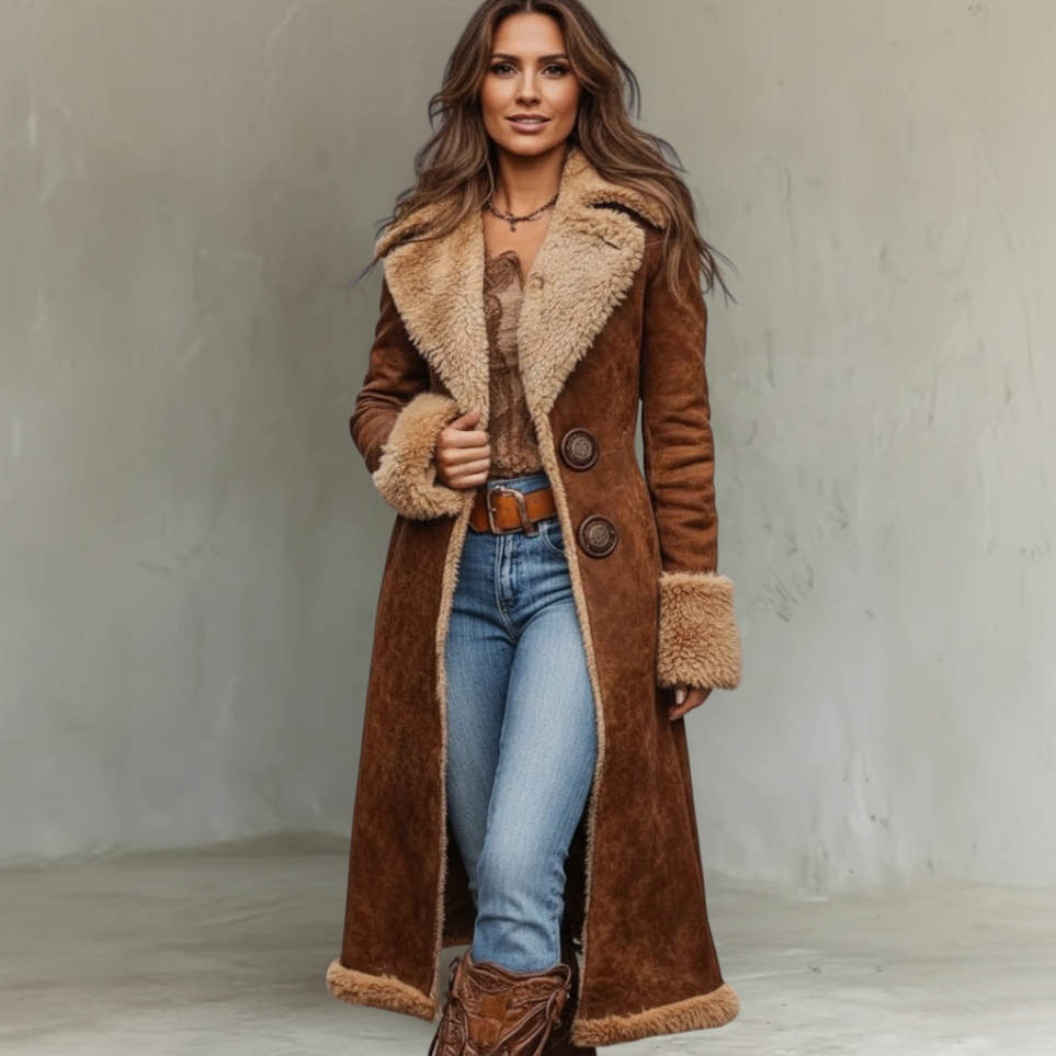 Sarah | Palton din Blană Delicată