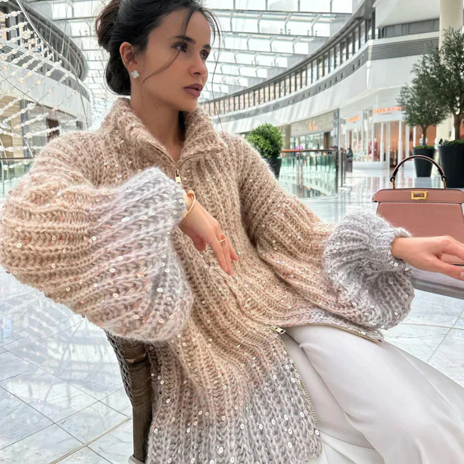 Ana | Cardigan elegant și sclipitor