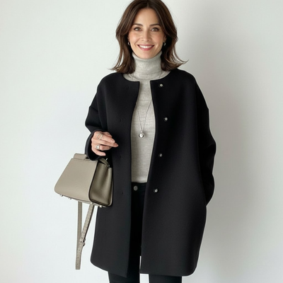 Amina | Palton Elegant Cambrat